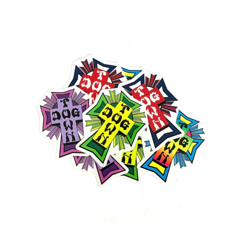 Dogtown Cross Logo Sticker 10 Pack