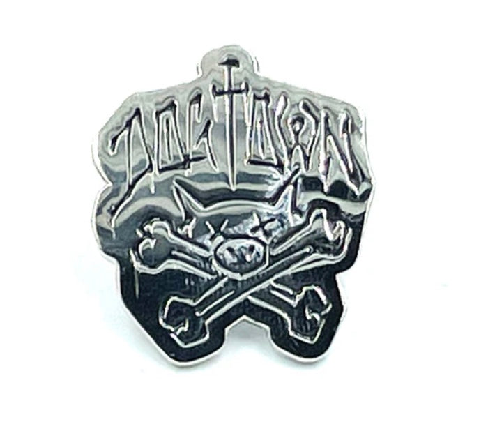 Dogtown Pig & Bones Enamel Pin