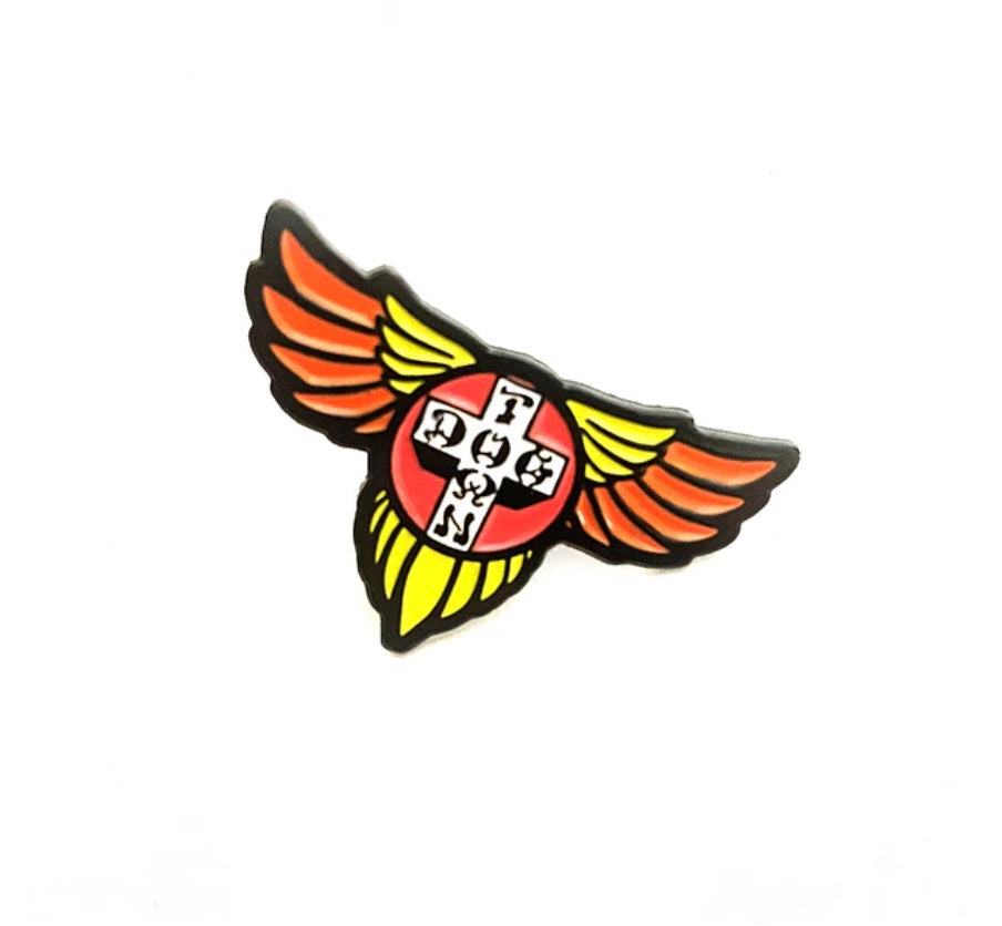 Dogtown Wings OG 70s Enamel Pin 1"