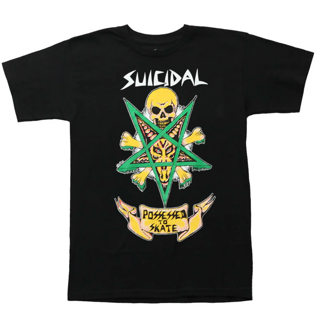 Suicidal Skates Possessed To Skate 80s Front Graphic T-Shirt