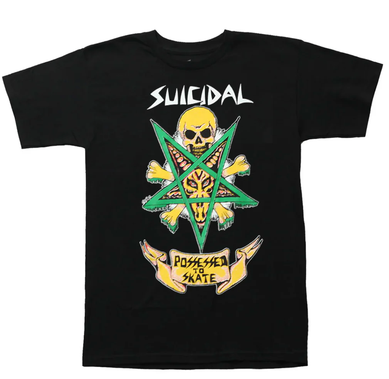 Suicidal Skates Possessed To Skate 80s Front Graphic T-Shirt