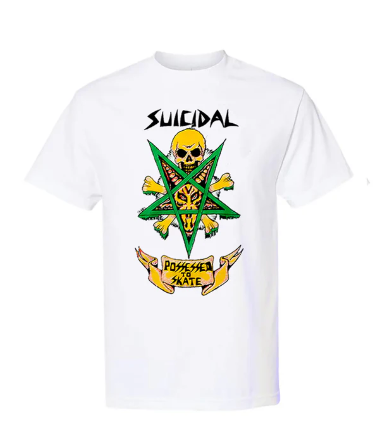 Suicidal Skates Possessed To Skate 80s Front Graphic T-Shirt