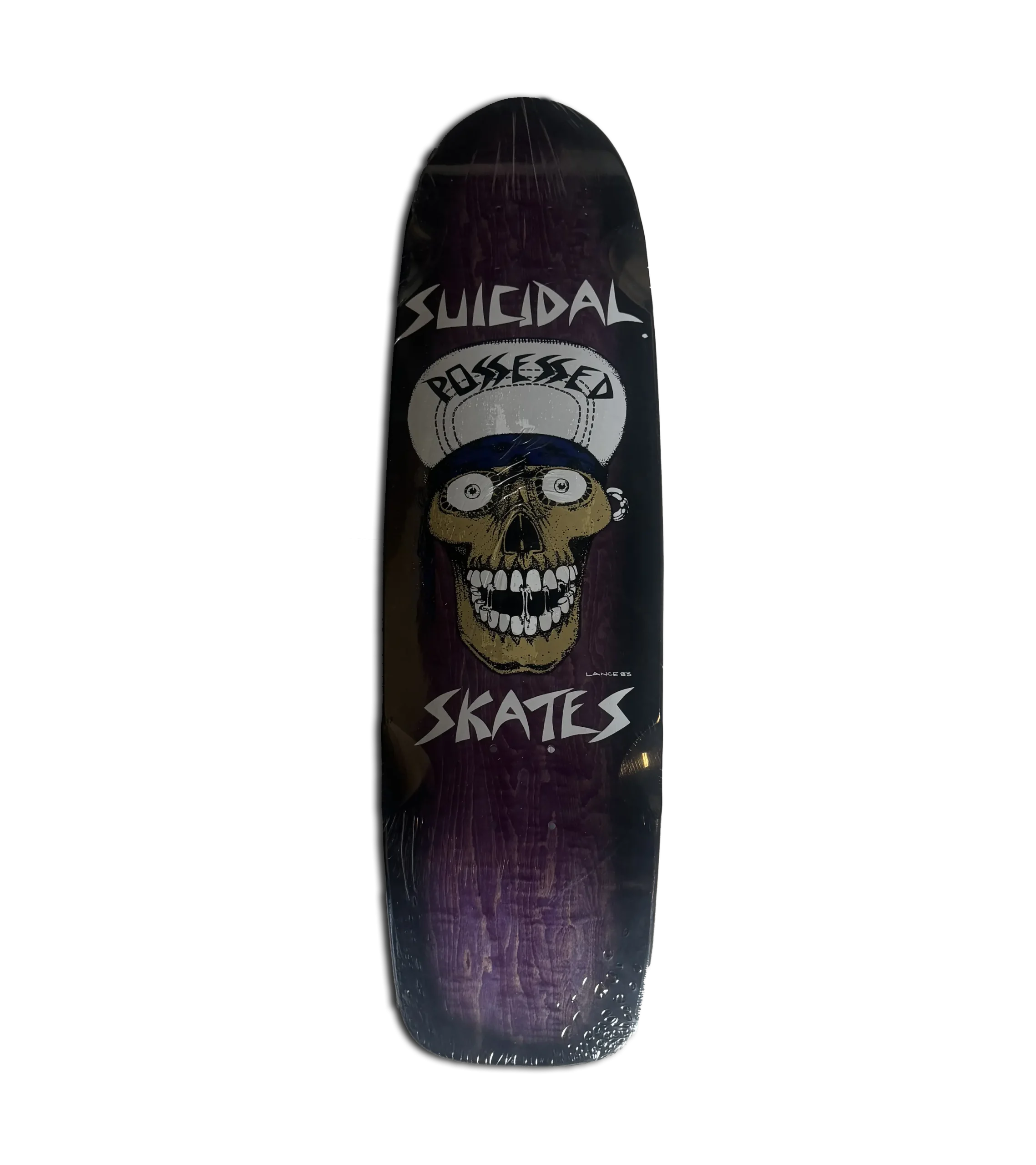Suicidal Skates Punk Skull 70s Rider Deck