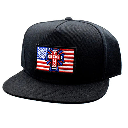 Dogtown Flag Patch Snapback Hat