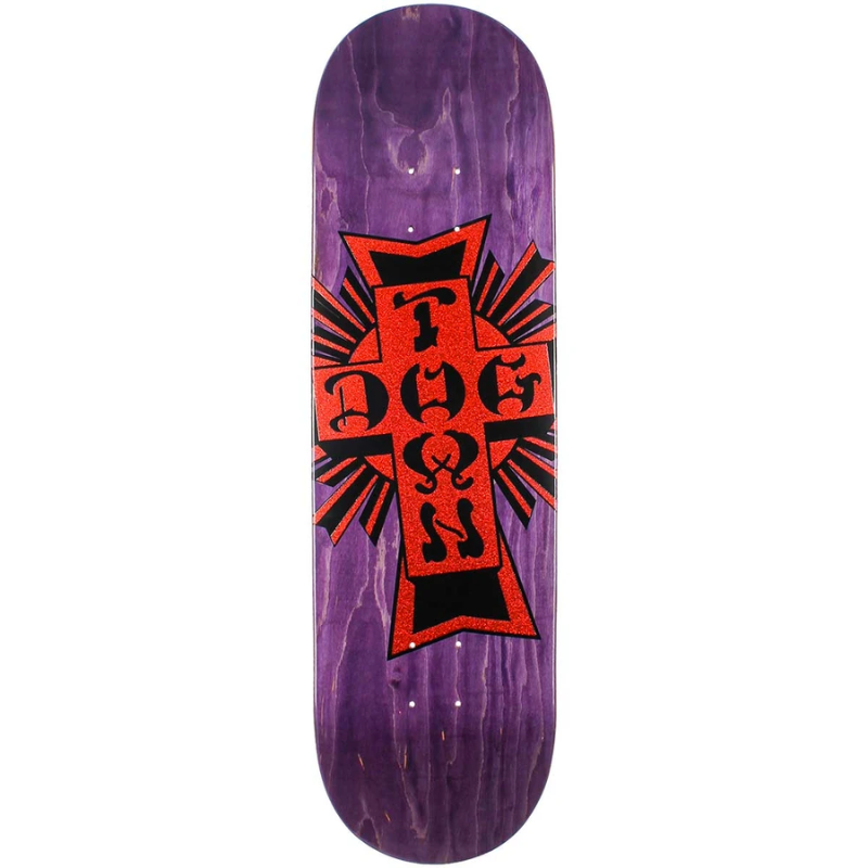 Dogtown Street Cross Logo Deck 8.75" Red Cross